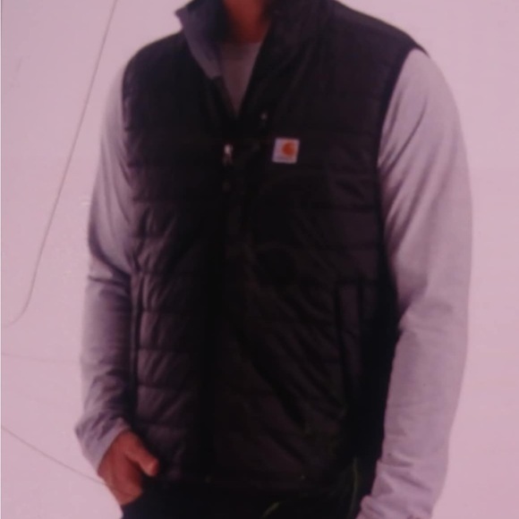 Carhartt Gray Quilted Vest - Picture 1 of 9